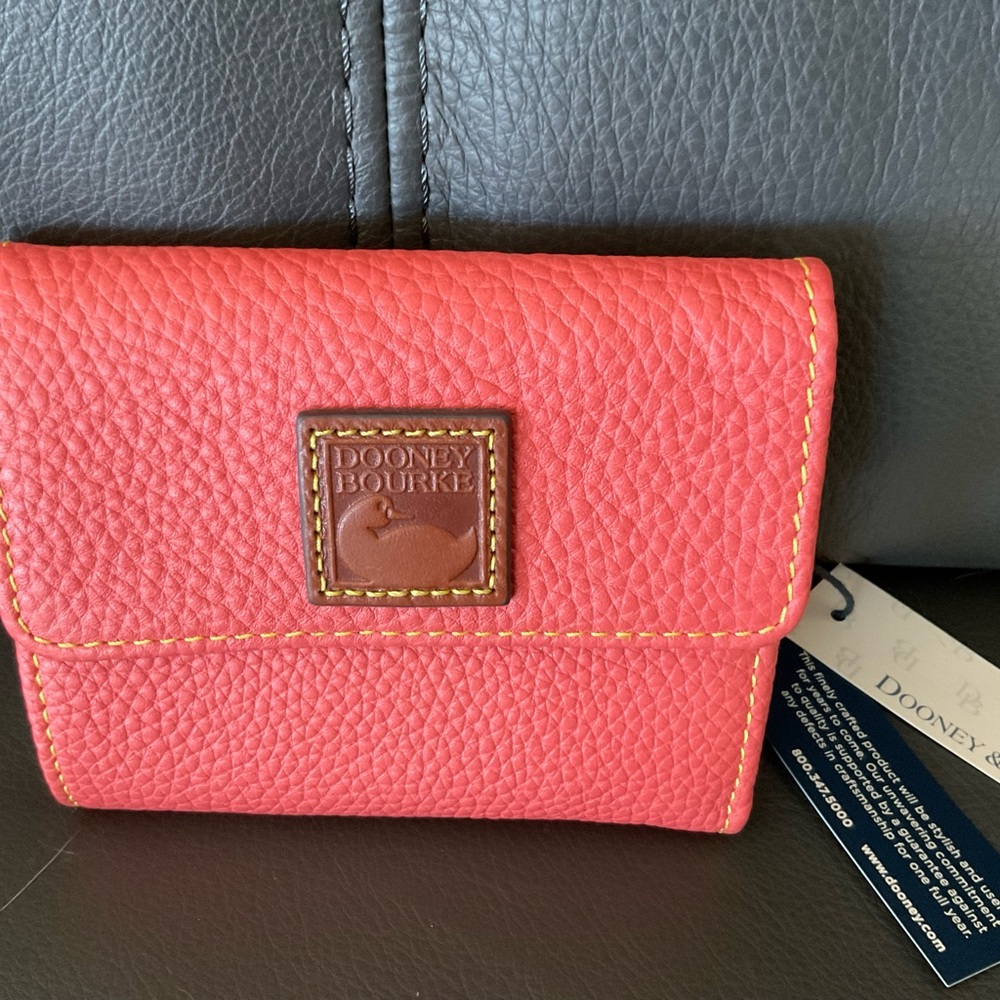Dooney & Bourke Coral Leather Bucket Bag and Wallet Set - Picture 8 of 11